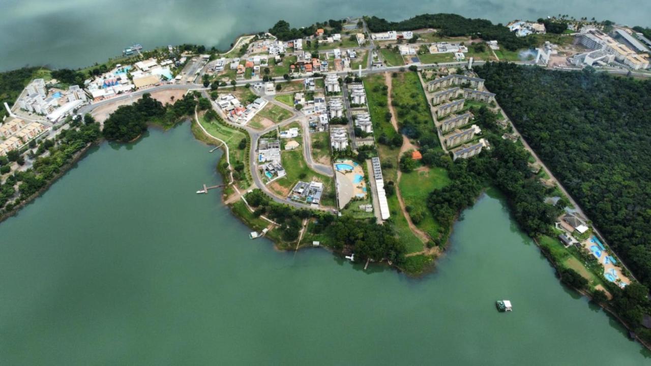 Enseada Nautico Apart Flat I Vista Para O Lago Corumba Caldas Novas Exterior photo